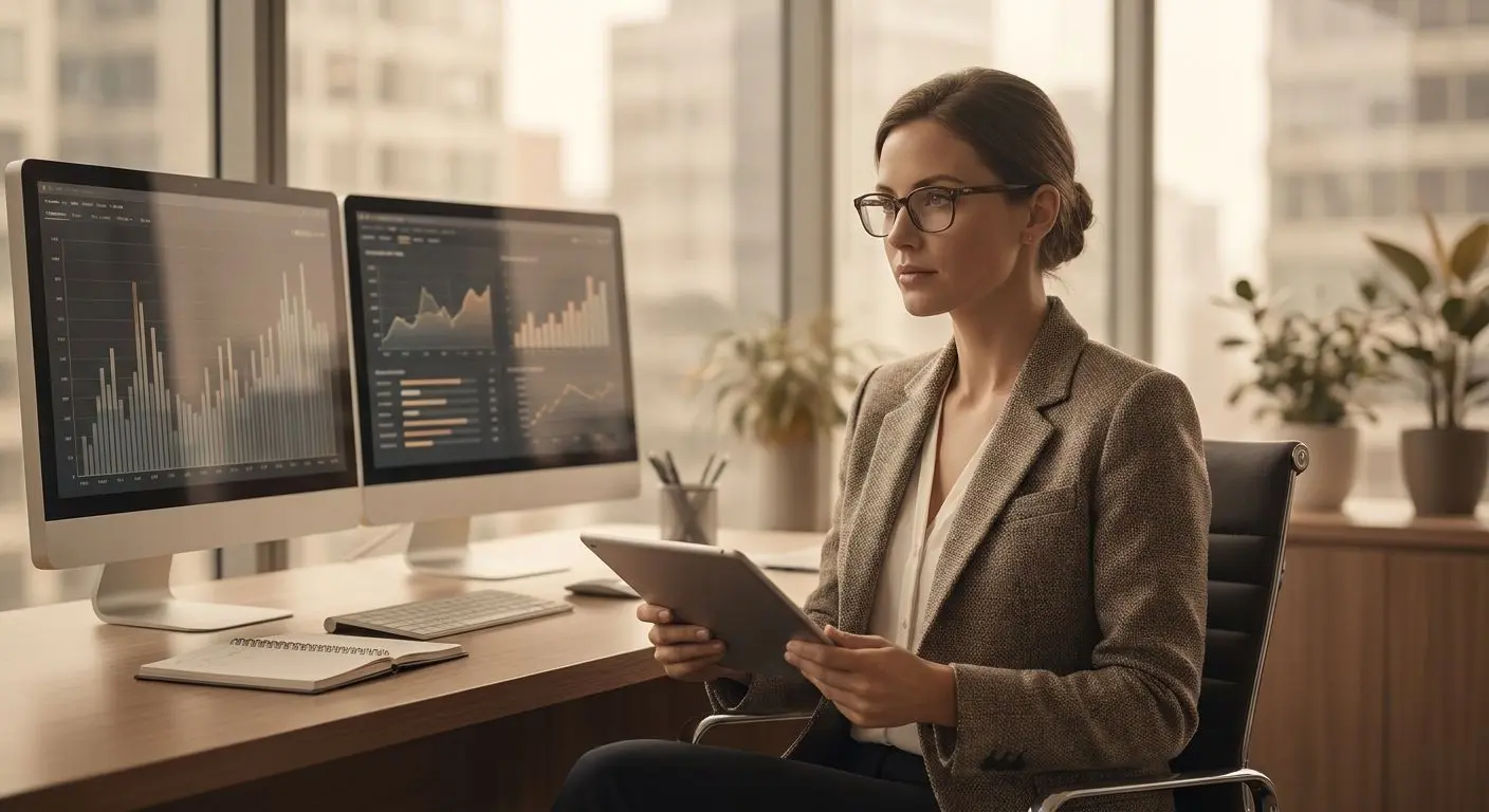 Illustration of a fictional expert analyst