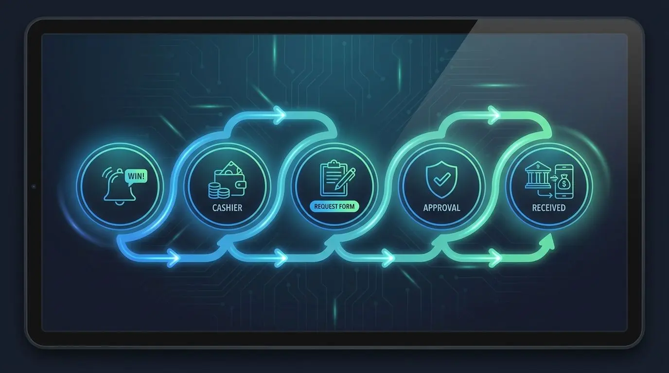 Roadmap from win to withdrawal approval and money received