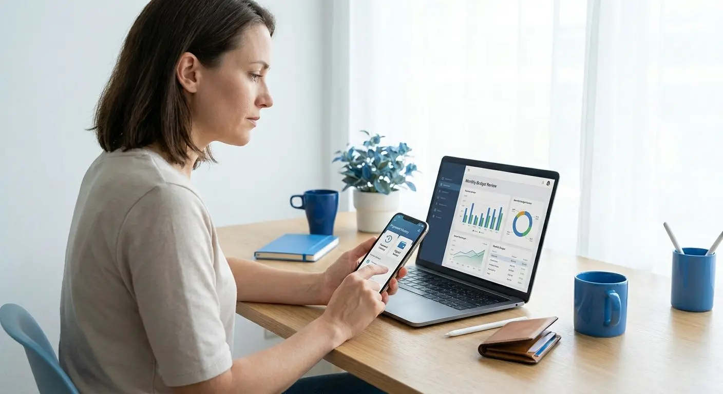 Managing bankroll with PayPal and budget tracking