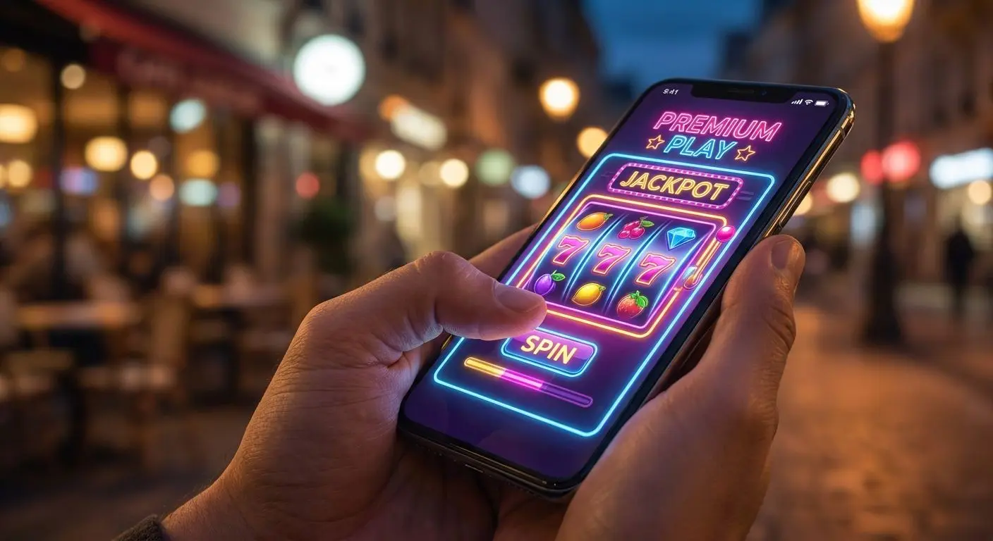 Mobile real money gaming experience on smartphone with PlayOJO style interface