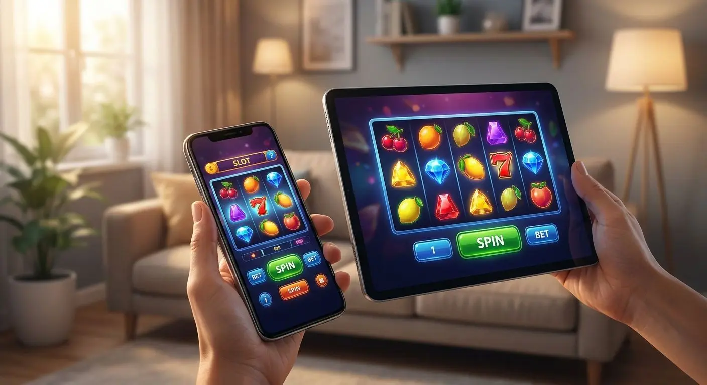 Player using a mobile-friendly slot interface on a smartphone and tablet