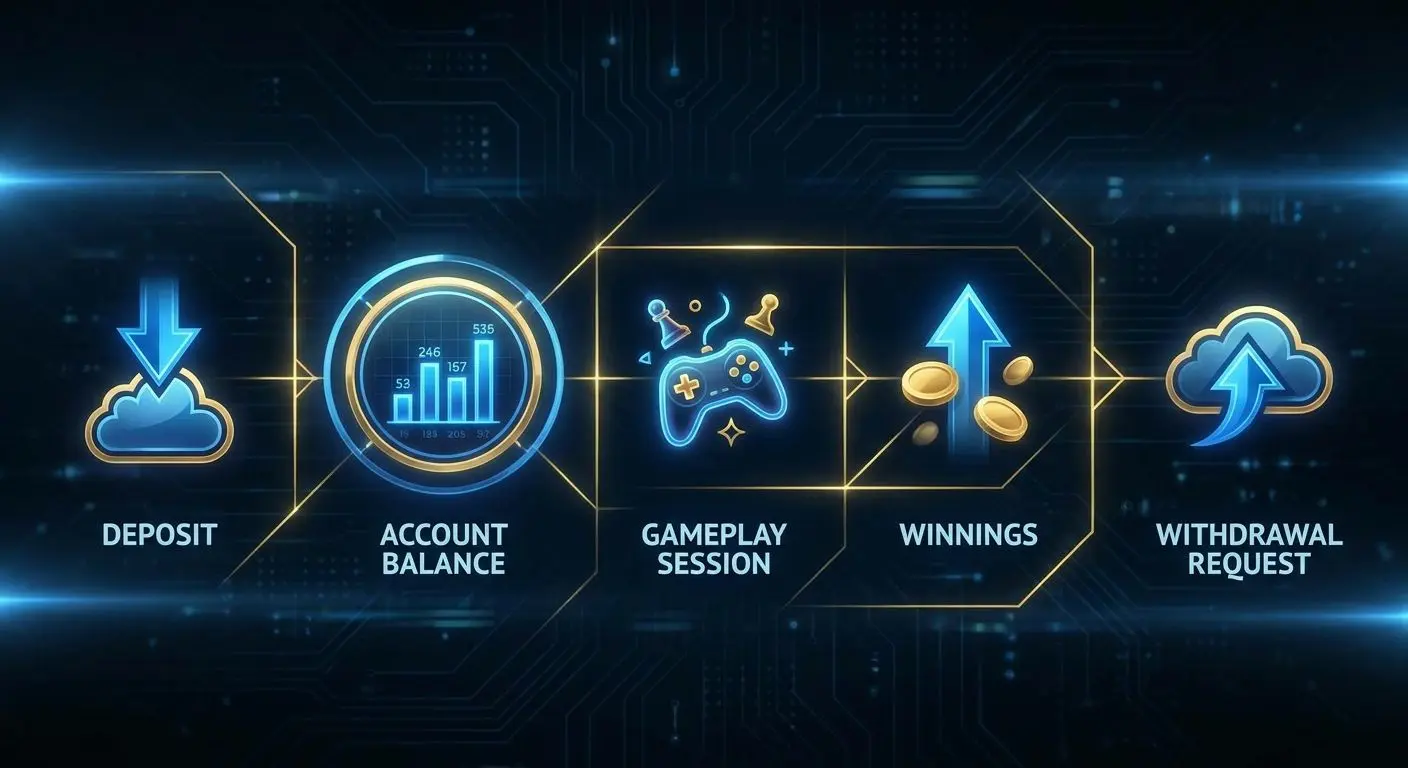 Deposit to withdrawal journey for new PlayOJO players